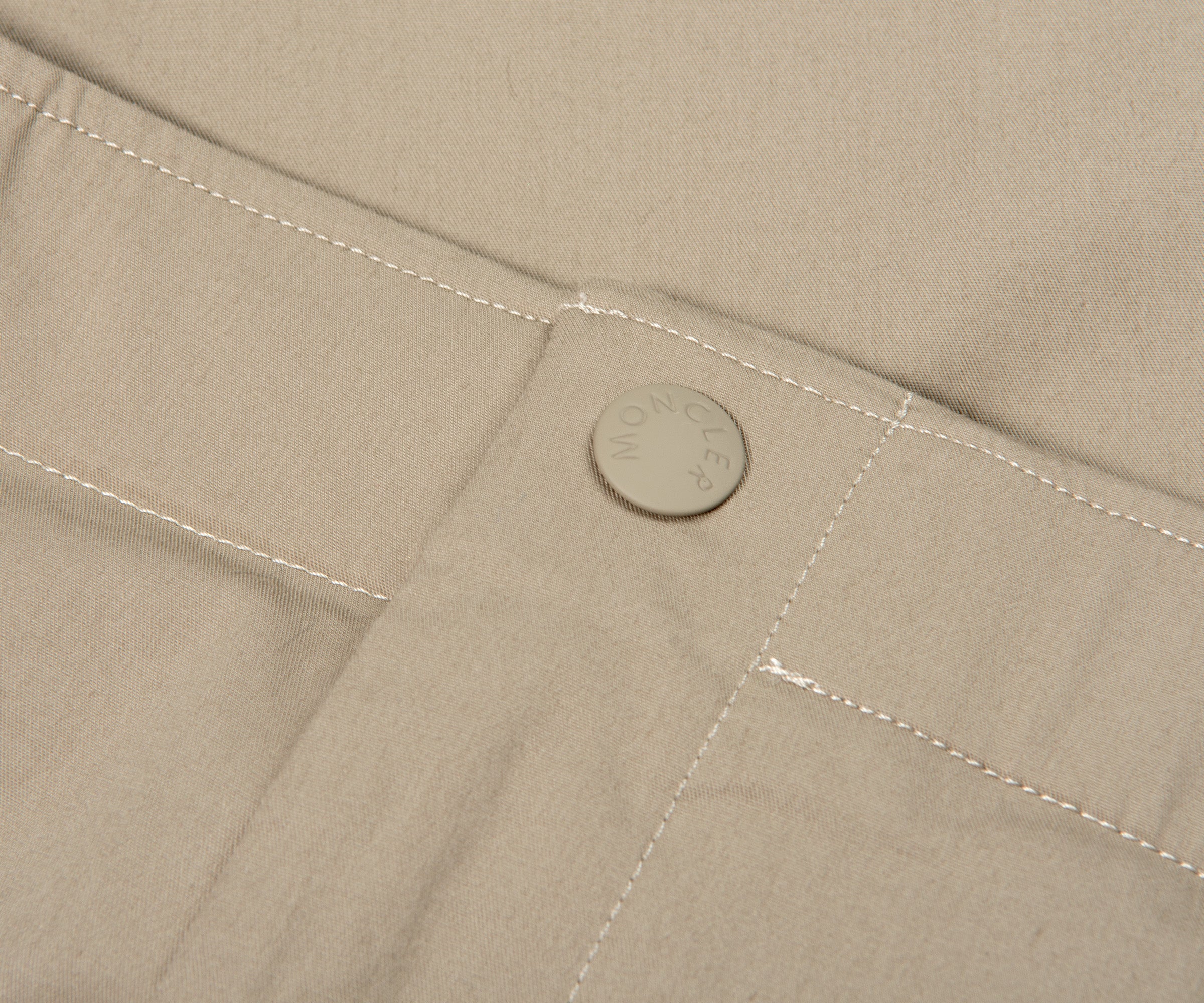 Moncler Gabardine Cargo Trousers light Beige