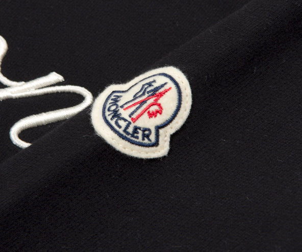 Moncler Embroidered Logo Sweatshirt Black