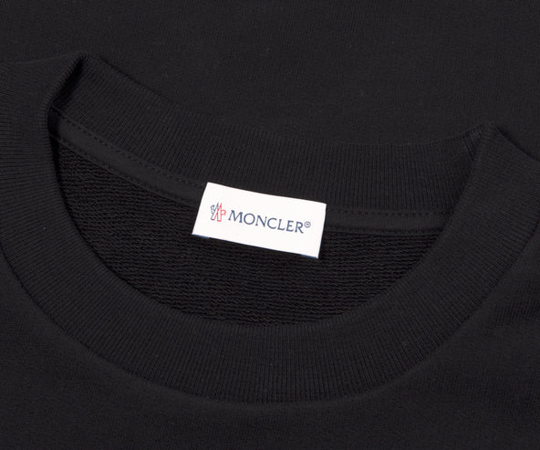 Moncler Embroidered Logo Sweatshirt Black