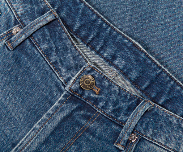 Emporio Armani J06 Slim Fit Vintage Effect Comfort Jeans Denim Blue