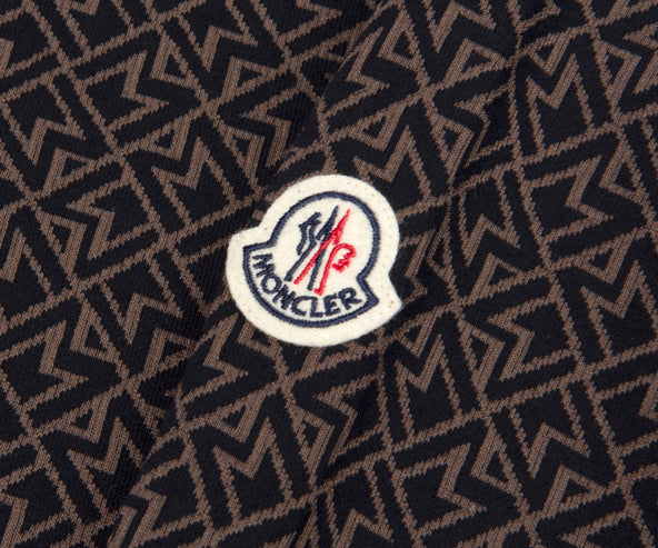 Moncler Monogram Hoody Navy/Brown
