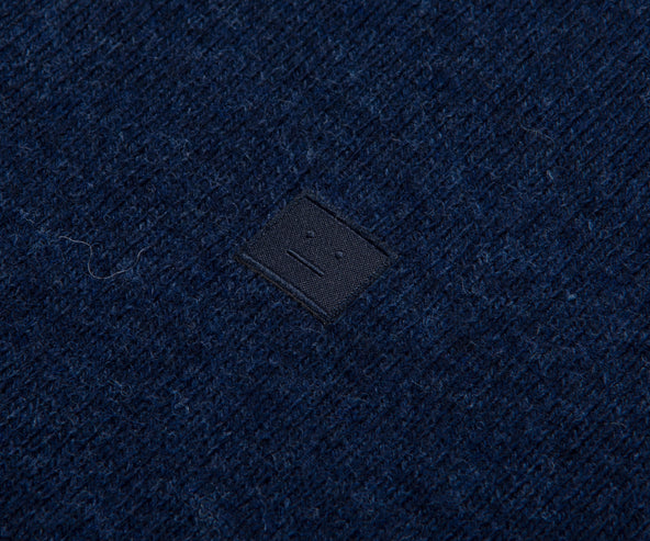 Acne Studios Knitted Classic Crewneck Sweater Navy