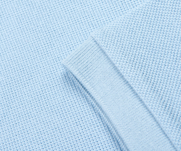 Thom Browne Pique Polo 4-Bar Blue