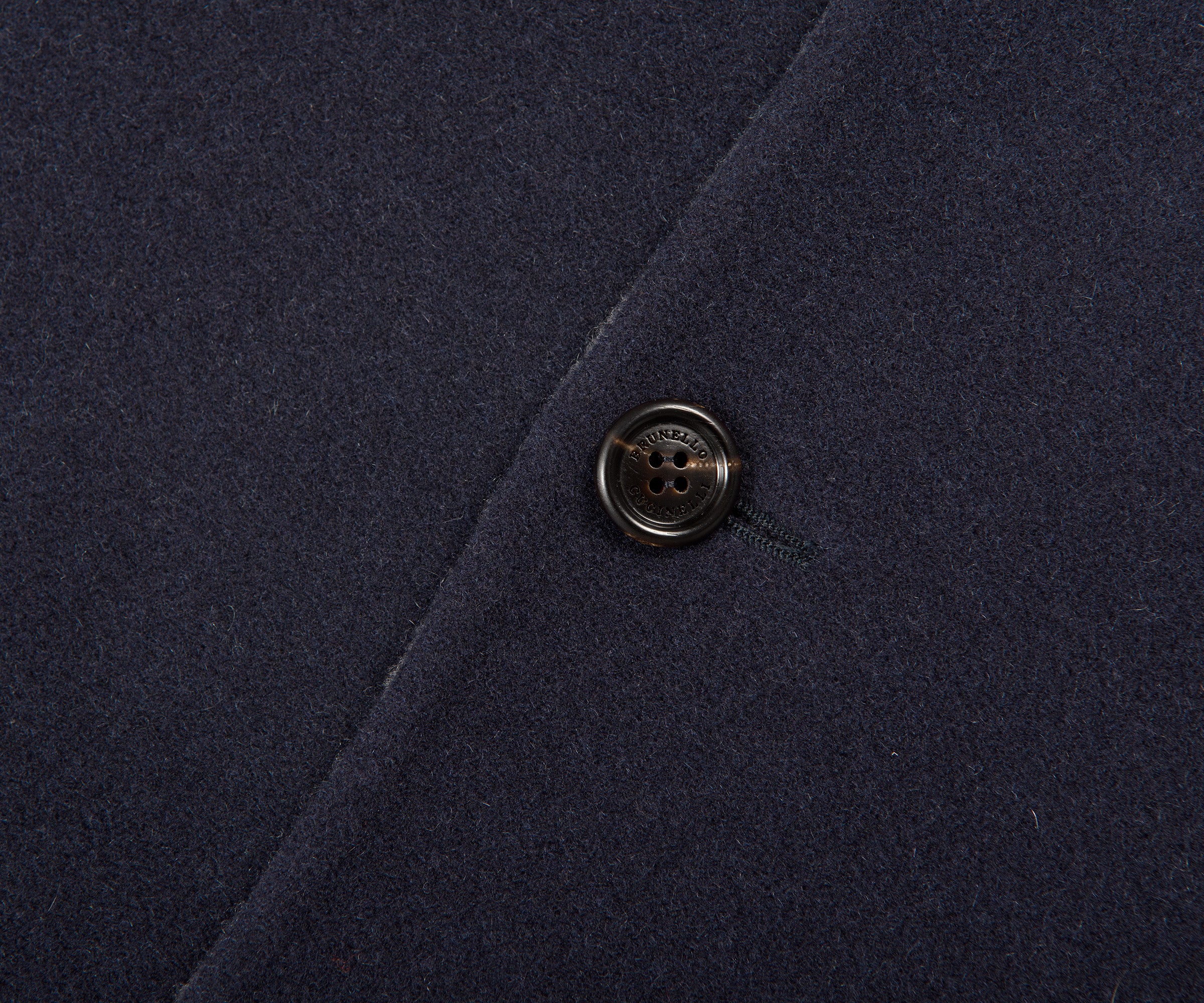 Brunello Cucinelli Reversible Cashmere Blazer Jacket Navy/Grey