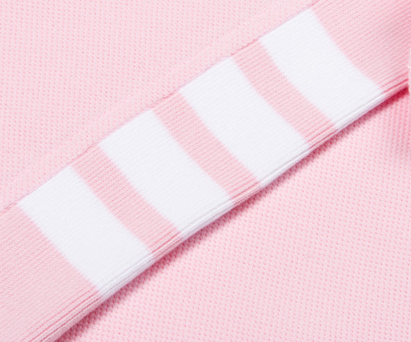Thom Browne Pique T-Shirt 4-Bar T-Shirt Pink