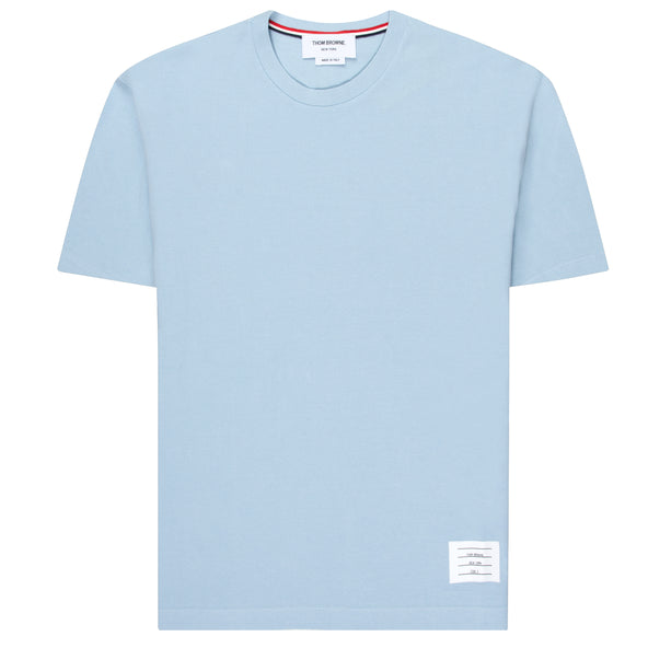 Thom Browne Pique T-Shirt 4-Bar T-Shirt Blue