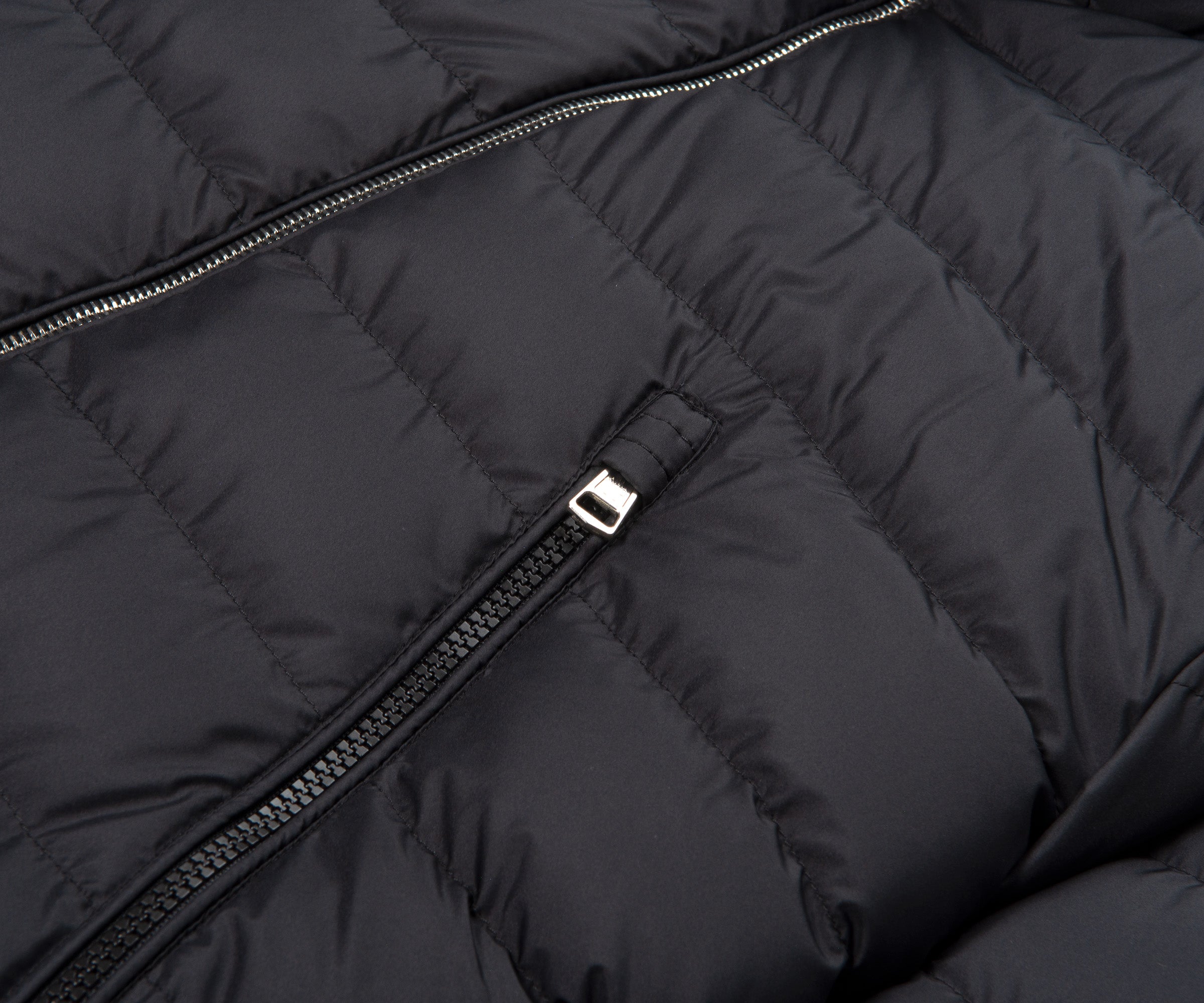 Moncler Alfit Hooded Short Down Jacket Black