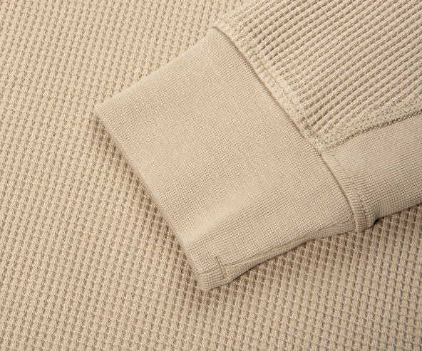 Stone Island Waffle Hooded Sweater Sand