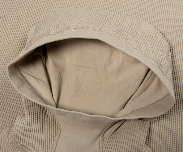 Stone Island Waffle Hooded Sweater Sand