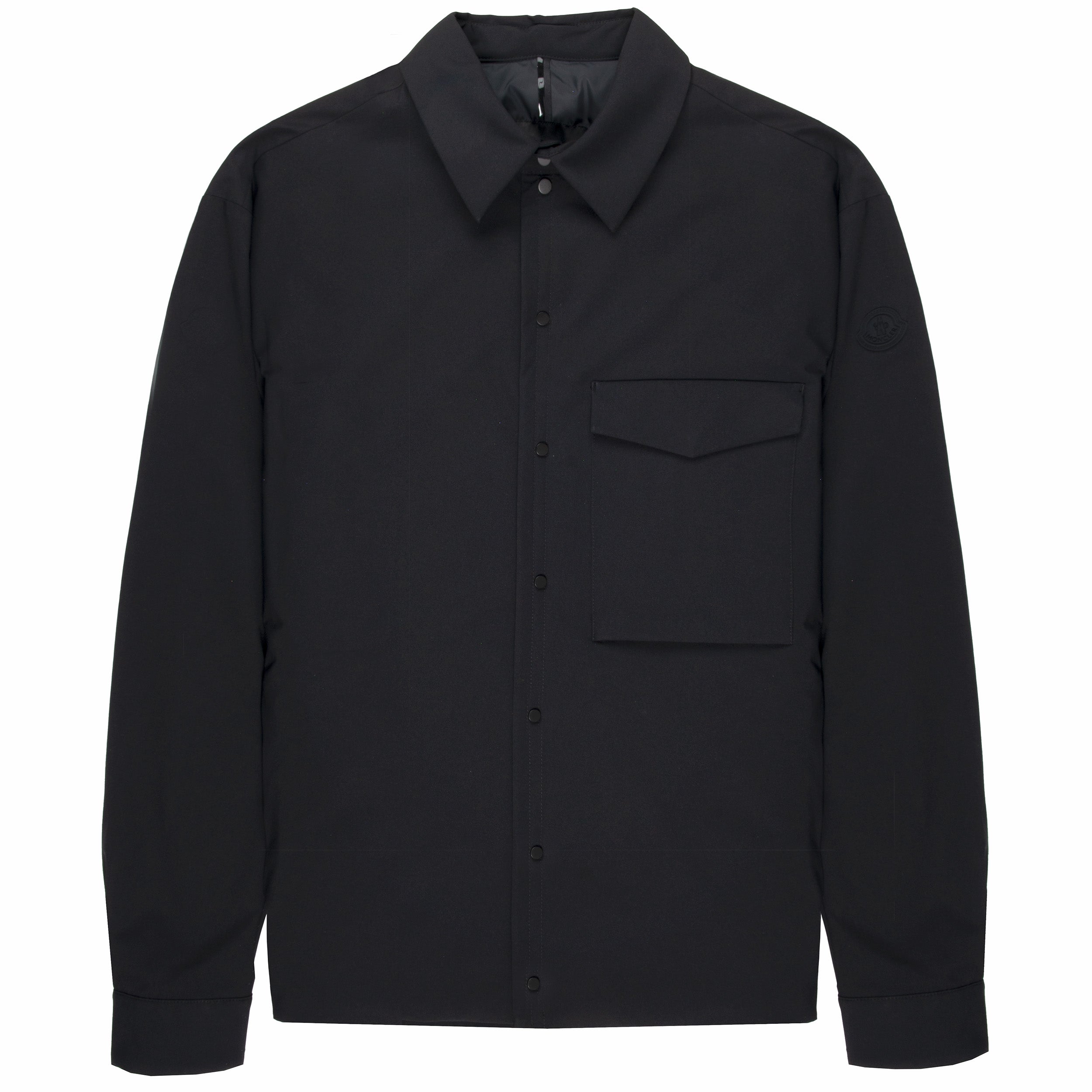 Moncler Vautisse Technical Shirt Jacket Black