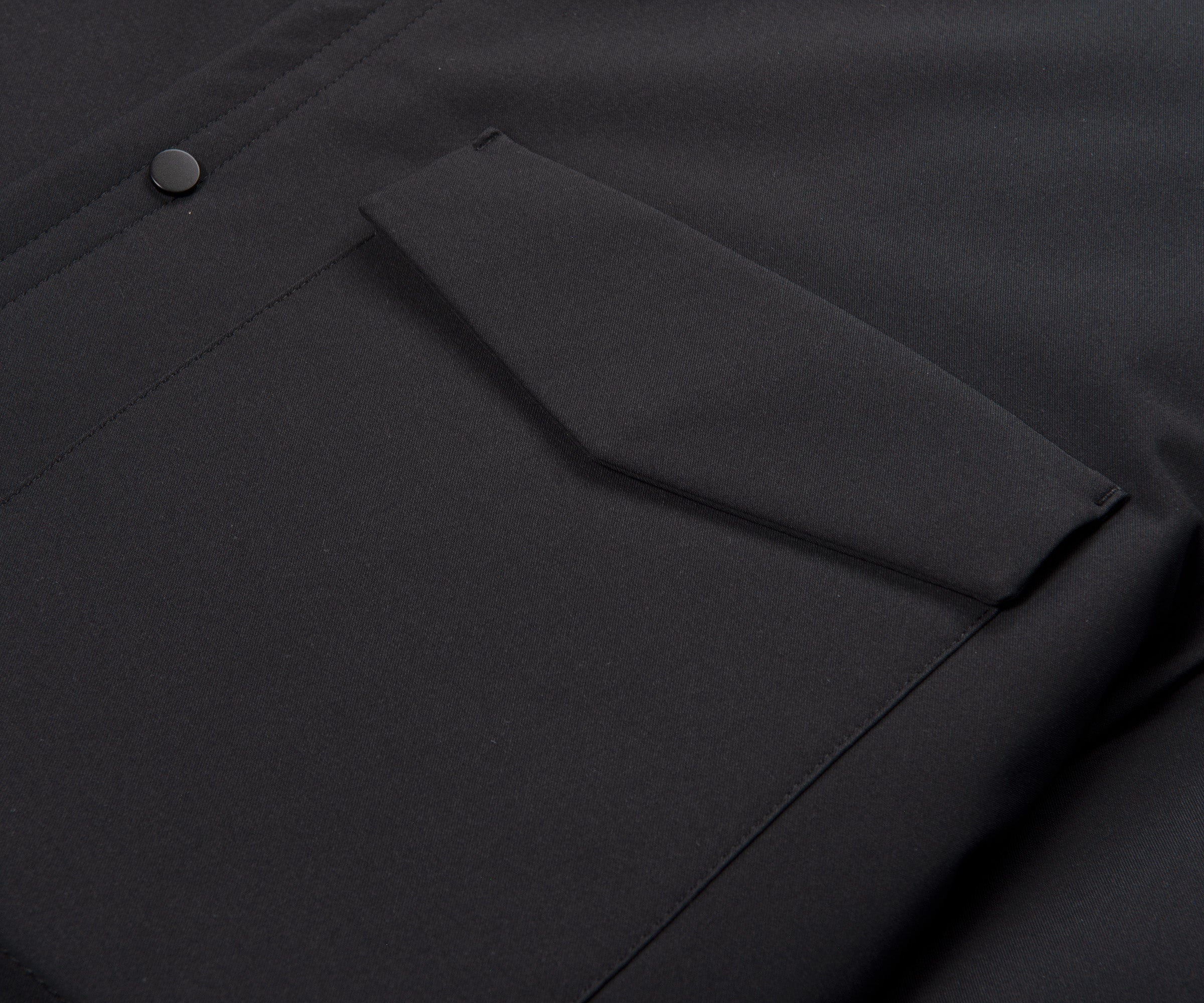 Moncler Vautisse Technical Shirt Jacket Black