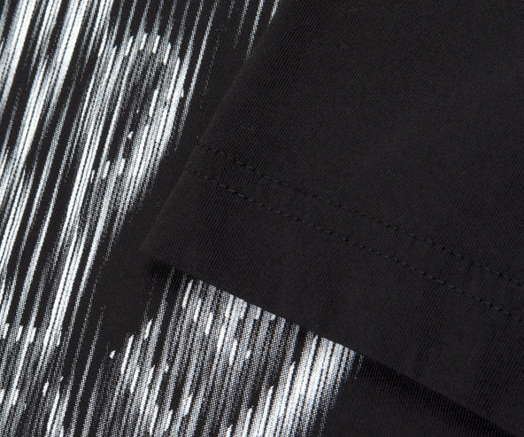 Moncler Blurred Chest logo T-Shirt Black