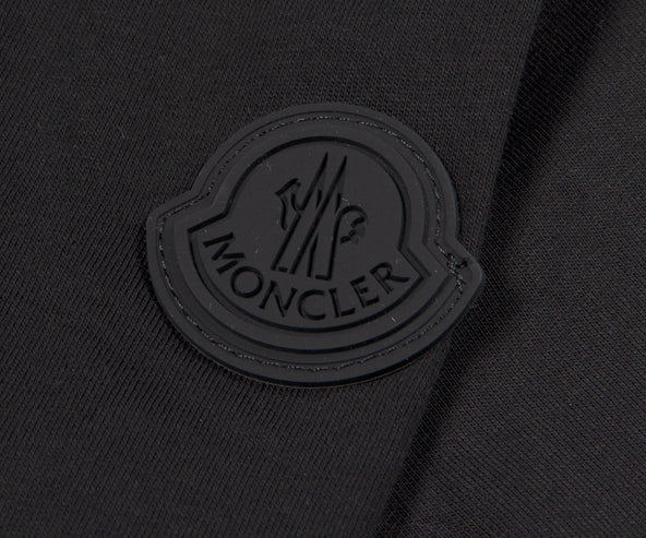 Moncler Blurred Chest logo T-Shirt Black