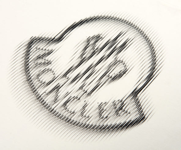 Moncler Blurred Chest logo T-Shirt White