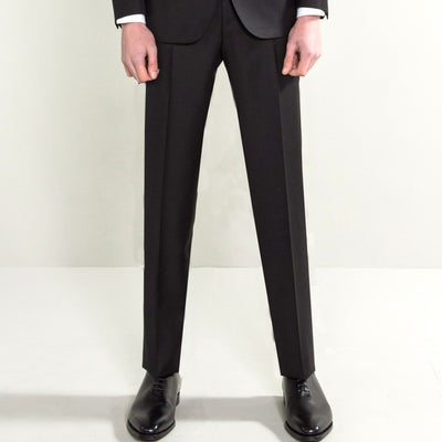 Canali Essential Regular Fit Suit Trousers Black