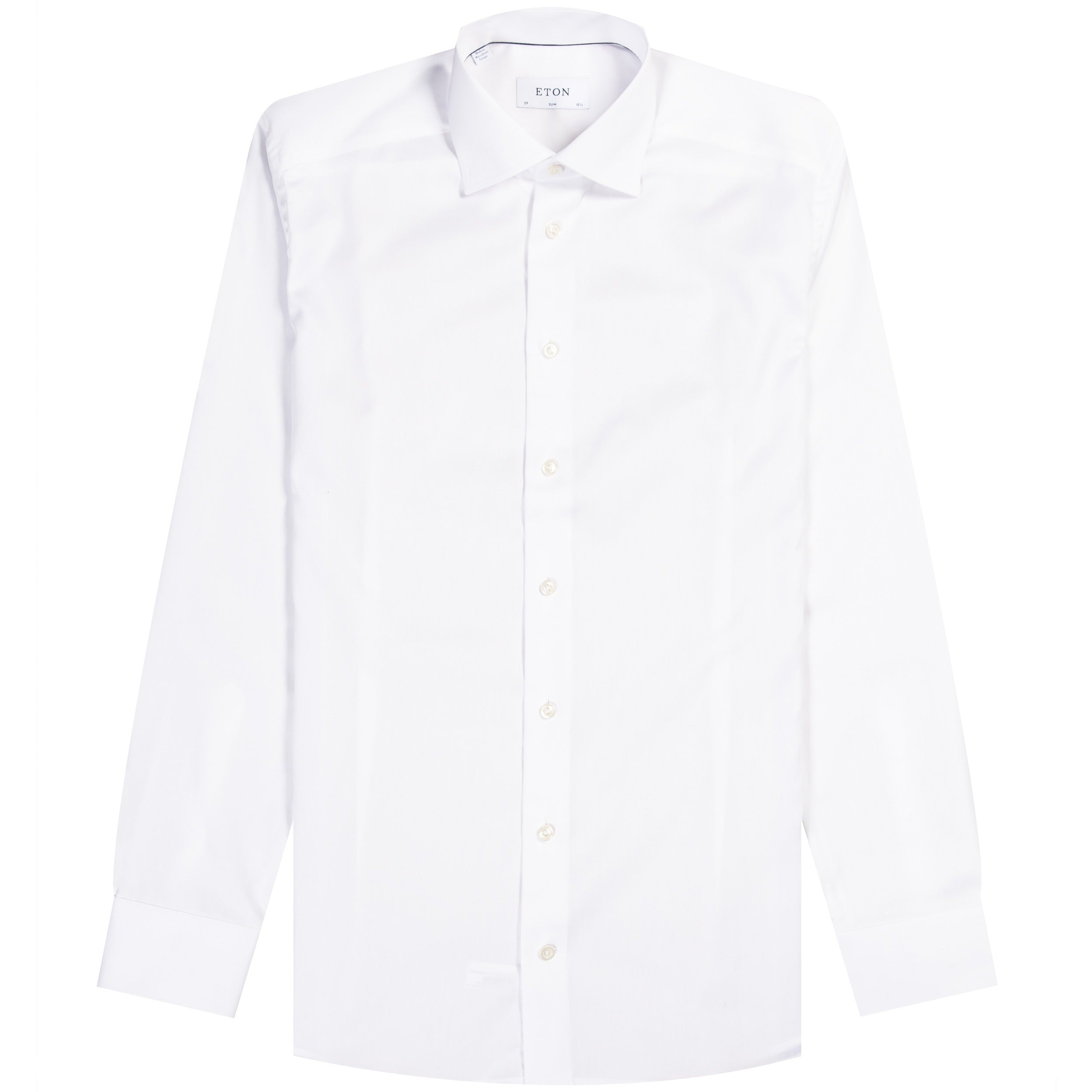 Eton Essentials Slim Fit Plain Formal Shirt White