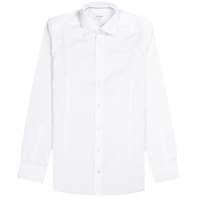 Eton Essentials Slim Fit Plain Formal Shirt White
