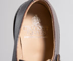 Crockett & Jones 'Harrogate' Country Calf Grain Double Monk Shoes Dark Brown