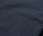 Close-up of dark blue fabric texture