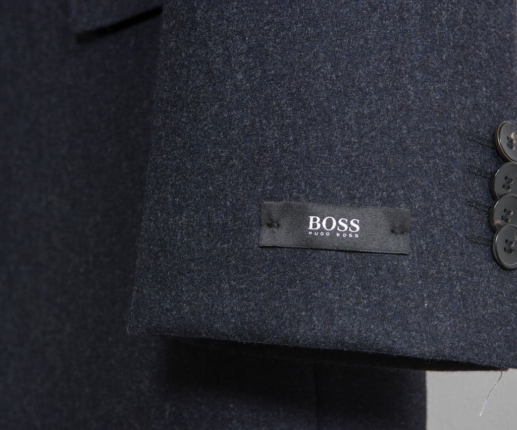 HUGO BOSS Plain 2 button Stretch Huge3/Genius2 Suit Navy Blue