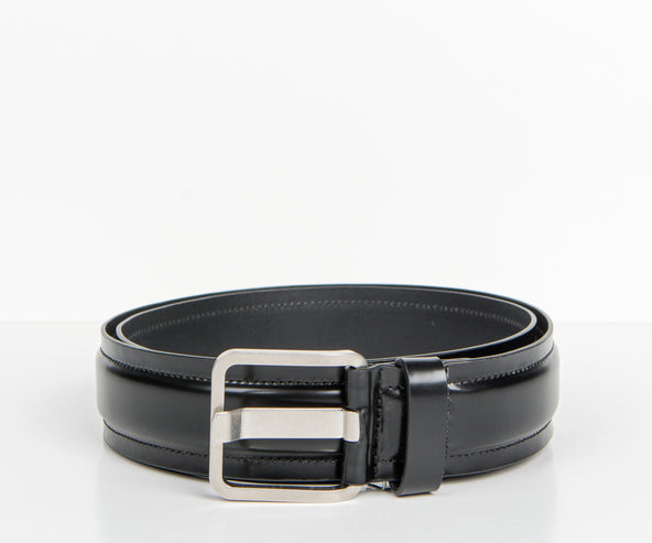 Dries Van Noten Patent Belt Black