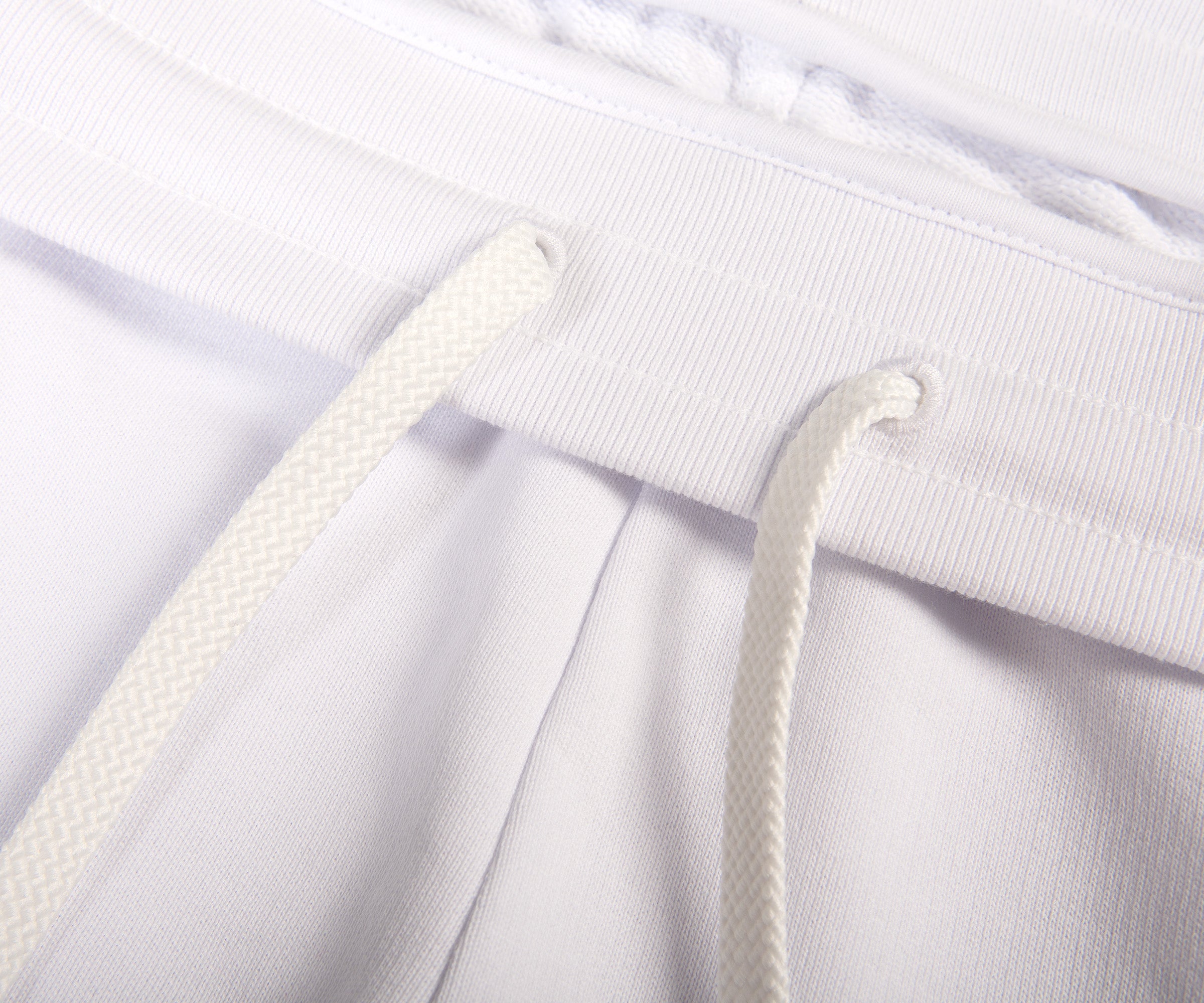 Moncler  Embroided Side Logo Joggers White