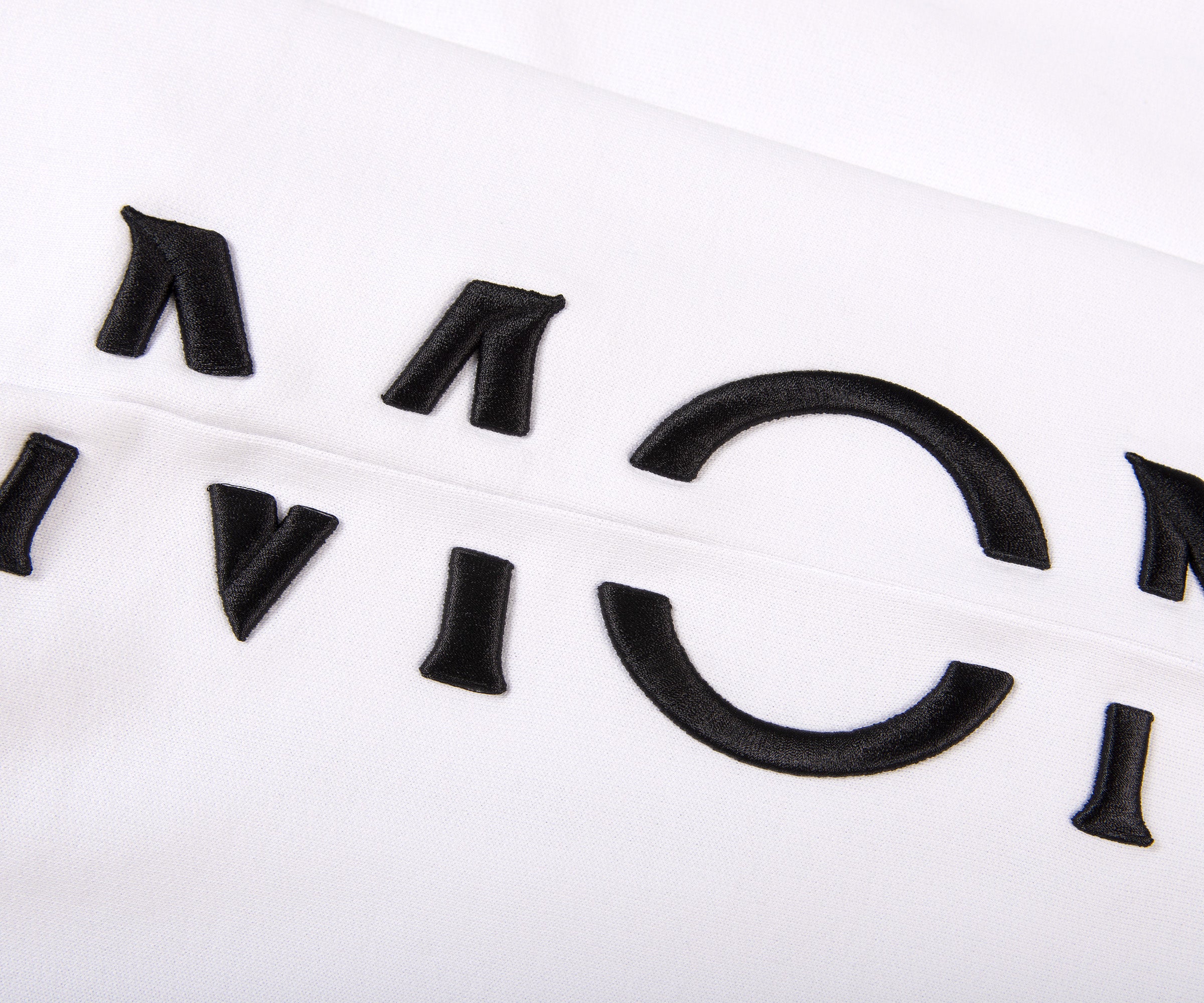 Moncler  Embroided Side Logo Joggers White