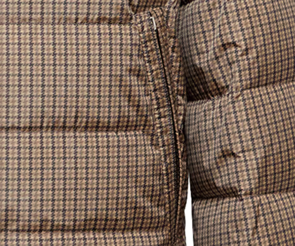 Moncler Jonage Puppytooth Reversible Hooded Jacket Multi