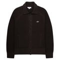 Lacoste Chocolate Chunky Woven Cardigan