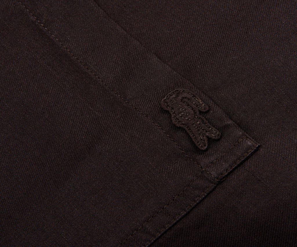 Lacoste Chocolate Linen Overshirt