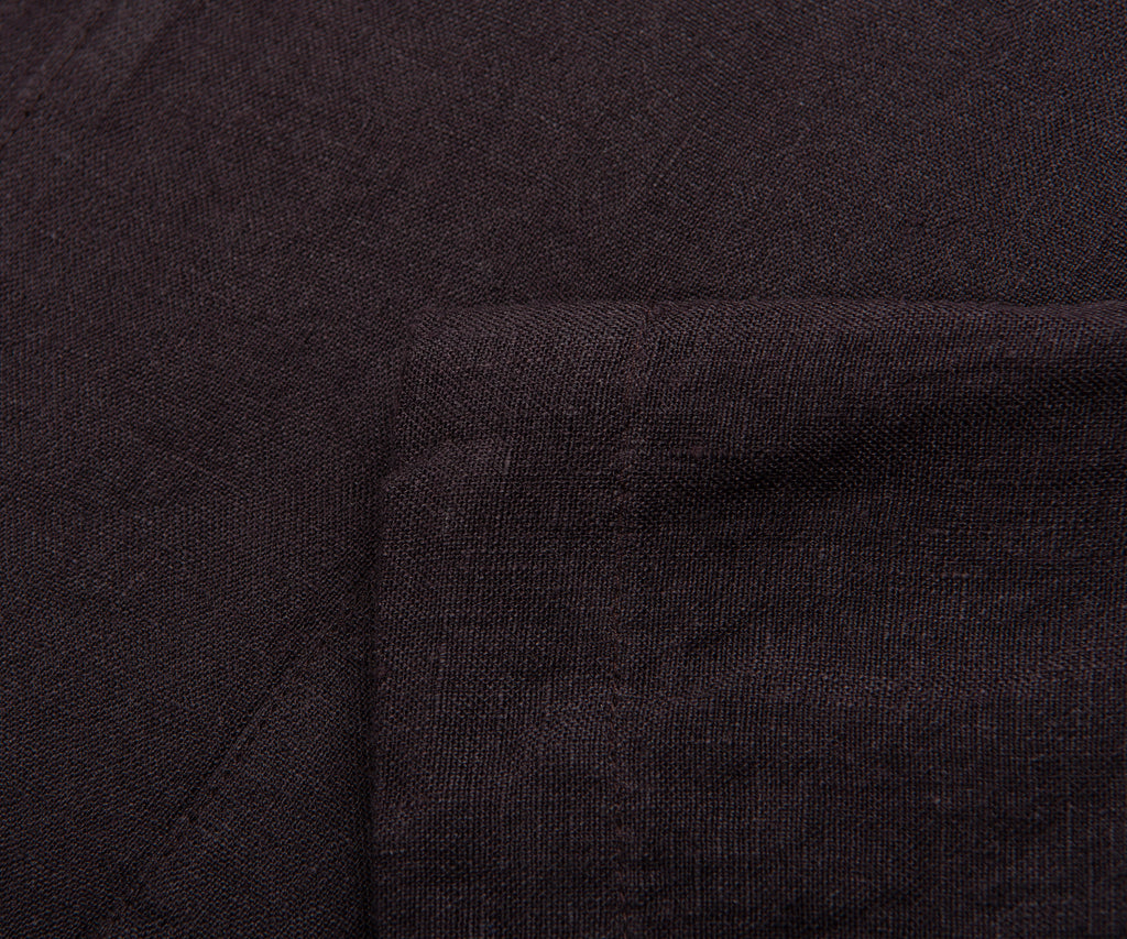Close-up of black fabric texture
