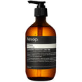Aesop clarifying shampoo with Frankincense and Panthenol, designed to cleanse hair and scalp while promoting softness and shine.
