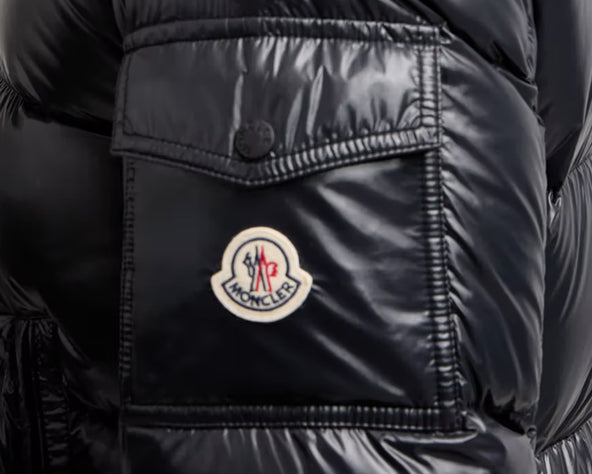 Moncler Levitha Navy Short Down Jacket