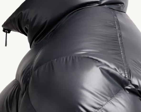 Moncler Levitha Navy Short Down Jacket