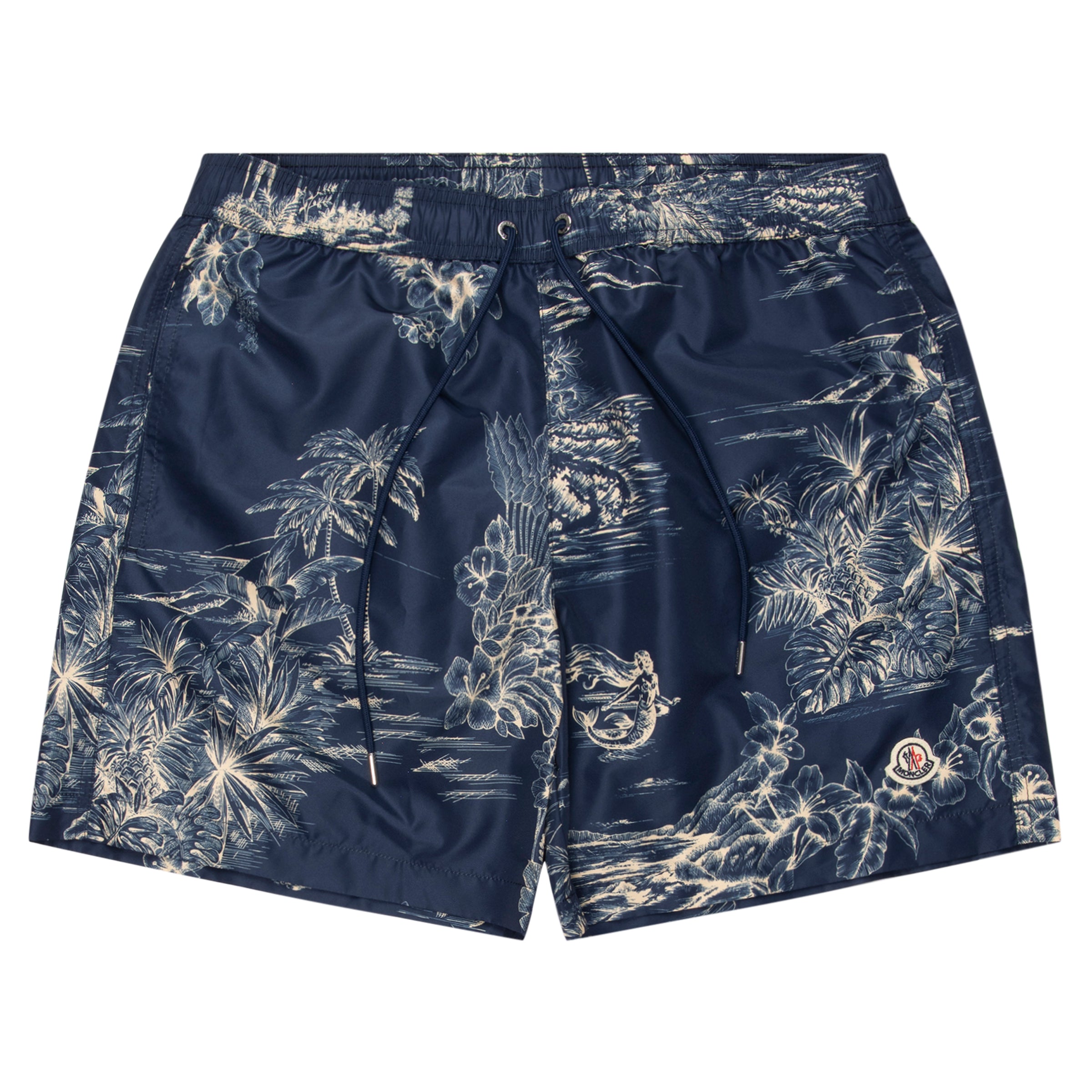 Moncler jungle print swimwear shorts