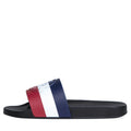 Moncler 'Basile' Striped Logo Slider Black