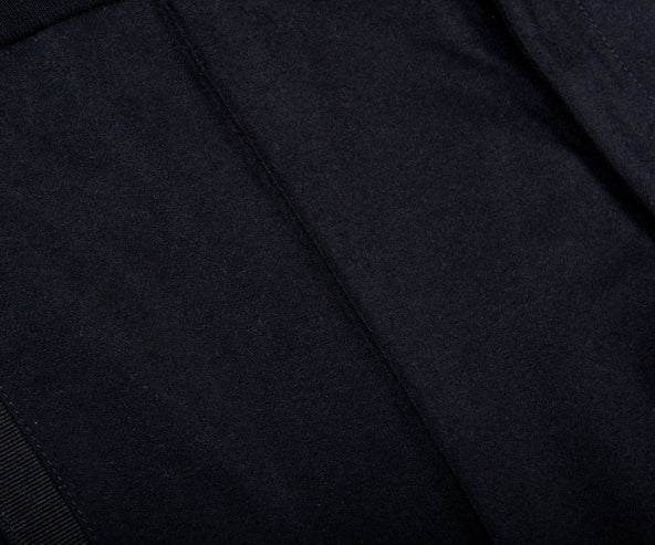 Moncler Metal Lettering Drawstring Trouser Black