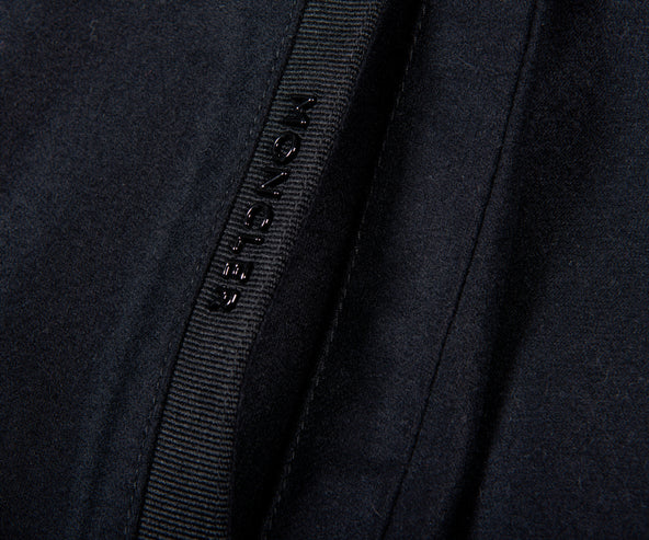 Moncler Metal Lettering Drawstring Trouser Black