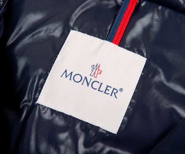 Moncler 'Galion' Short Down Jacket Navy
