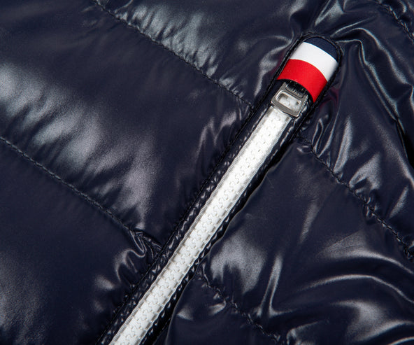Moncler 'Galion' Short Down Jacket Navy