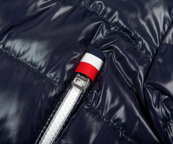 Moncler 'Galion' Short Down Jacket Navy