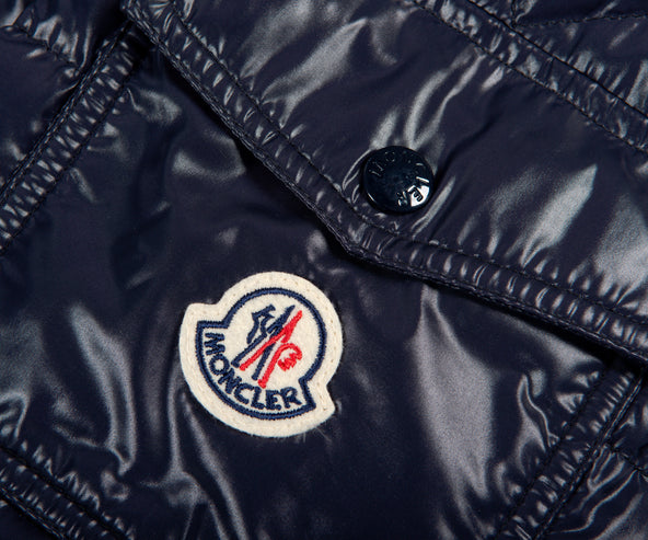 Moncler 'Galion' Short Down Jacket Navy
