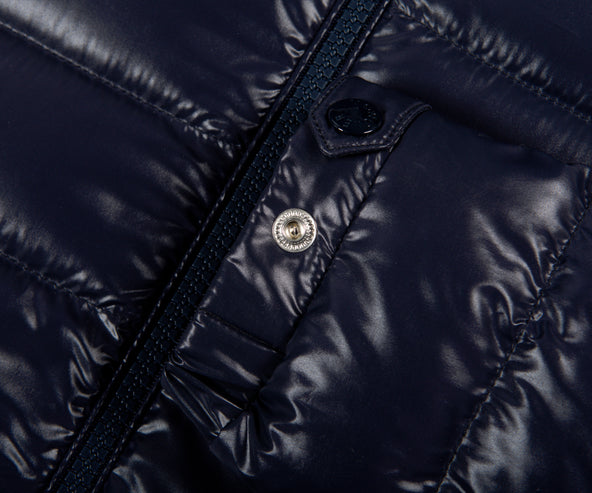 Moncler 'Galion' Short Down Jacket Navy