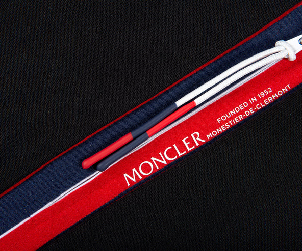 Moncler Striped Tech Joggers Black
