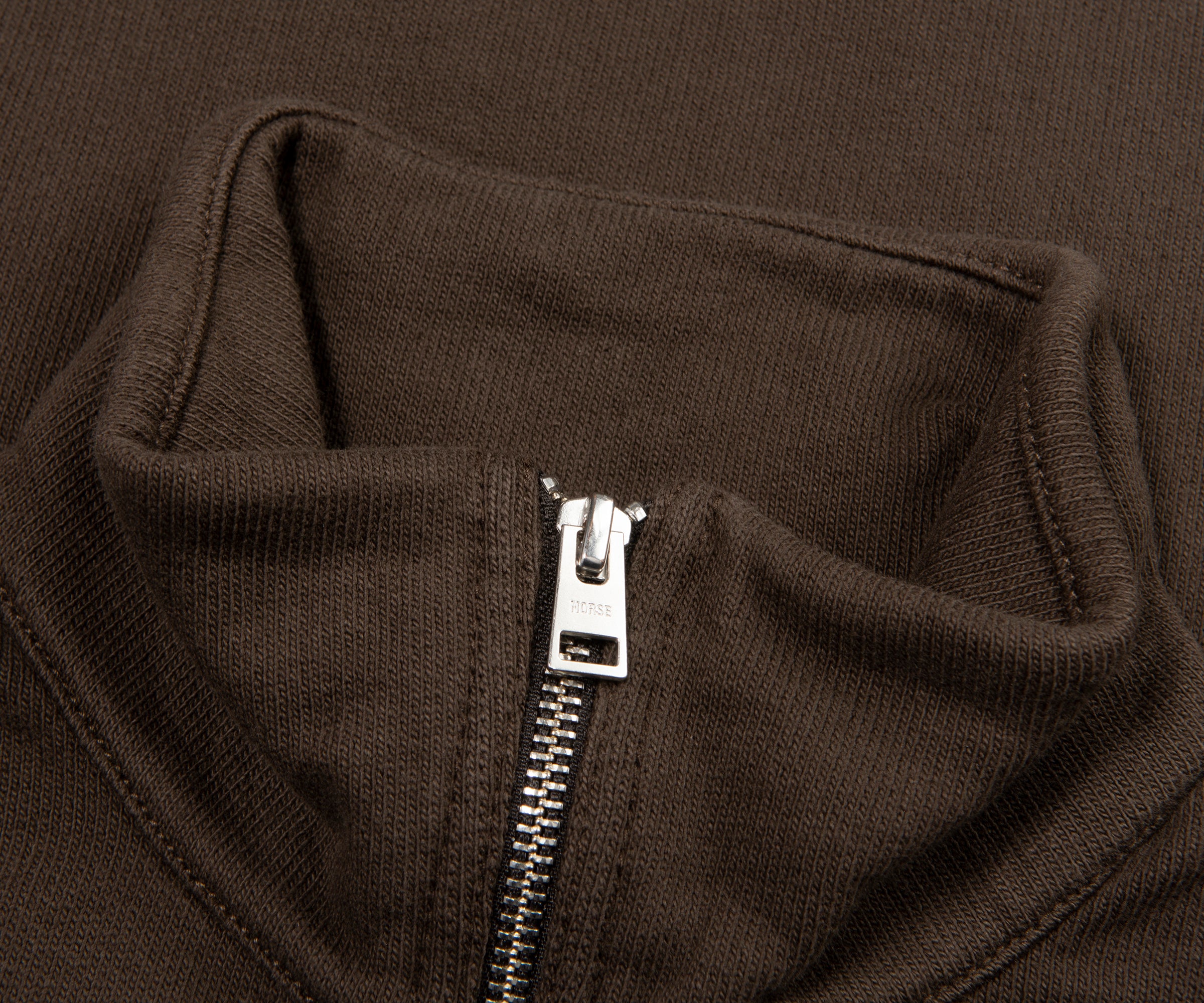 Norse Projects Chocolate Hordnal Relaxed Loopback Track Jacket