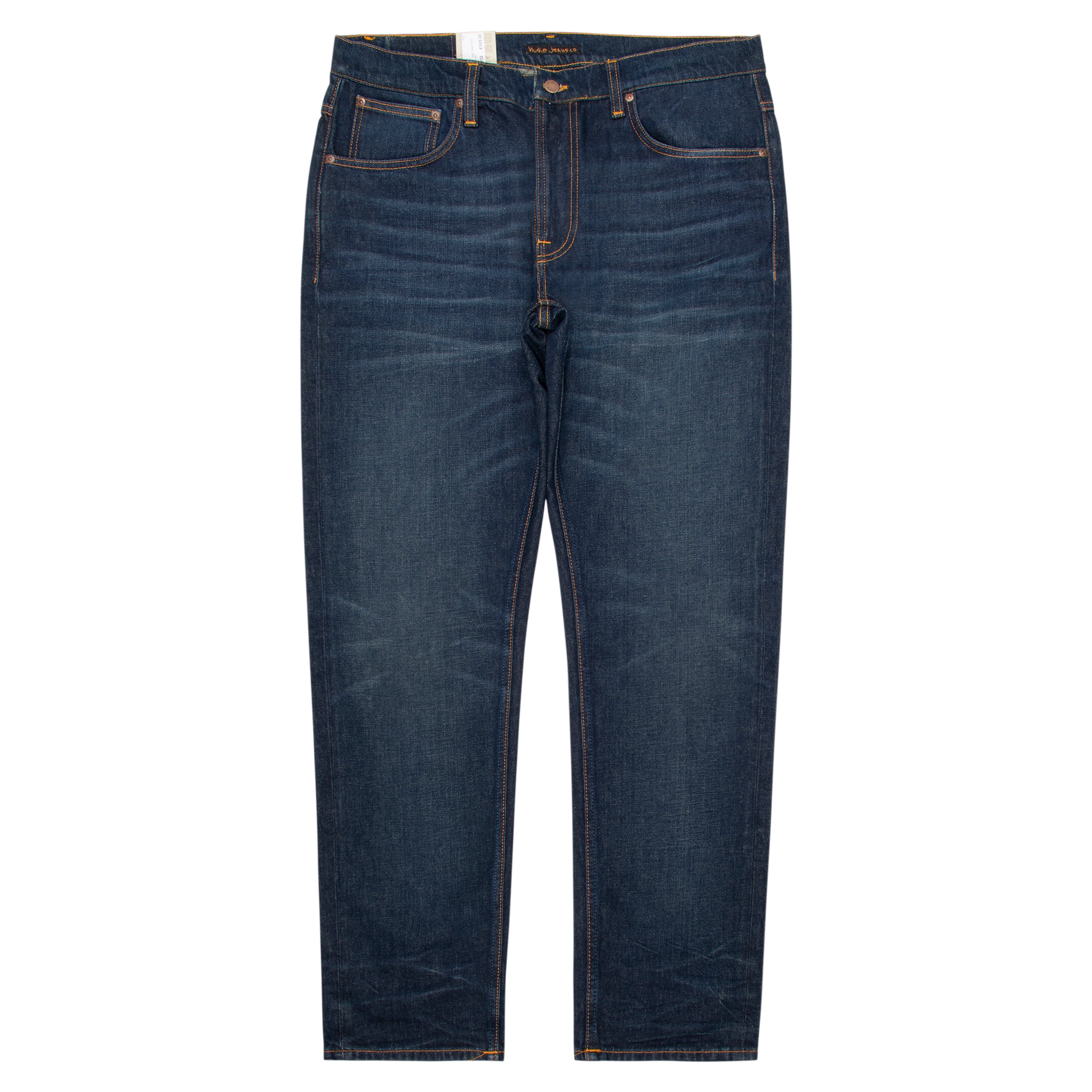 Nudie Jeans Lean Dean jeans in Blue Night wash with slim fit and classic five-pocket design
