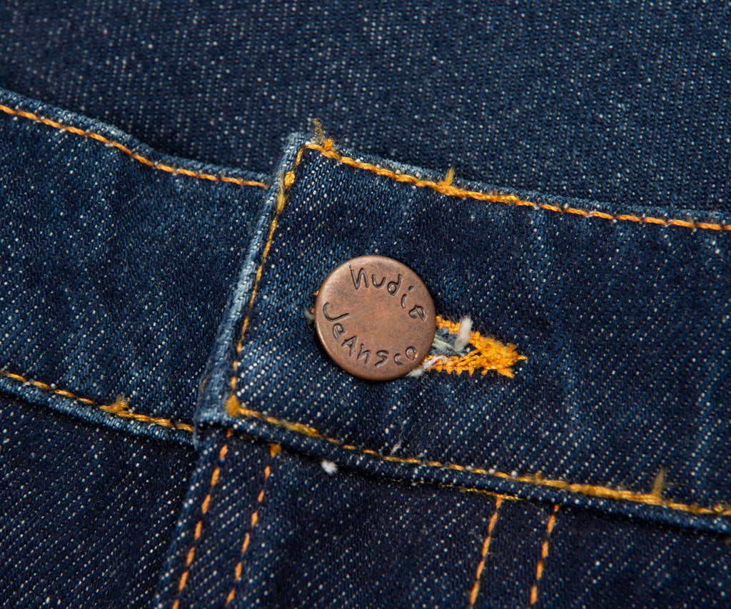 Nudie Jeans Lean Dean jeans in Blue Night wash with slim fit and classic five-pocket design