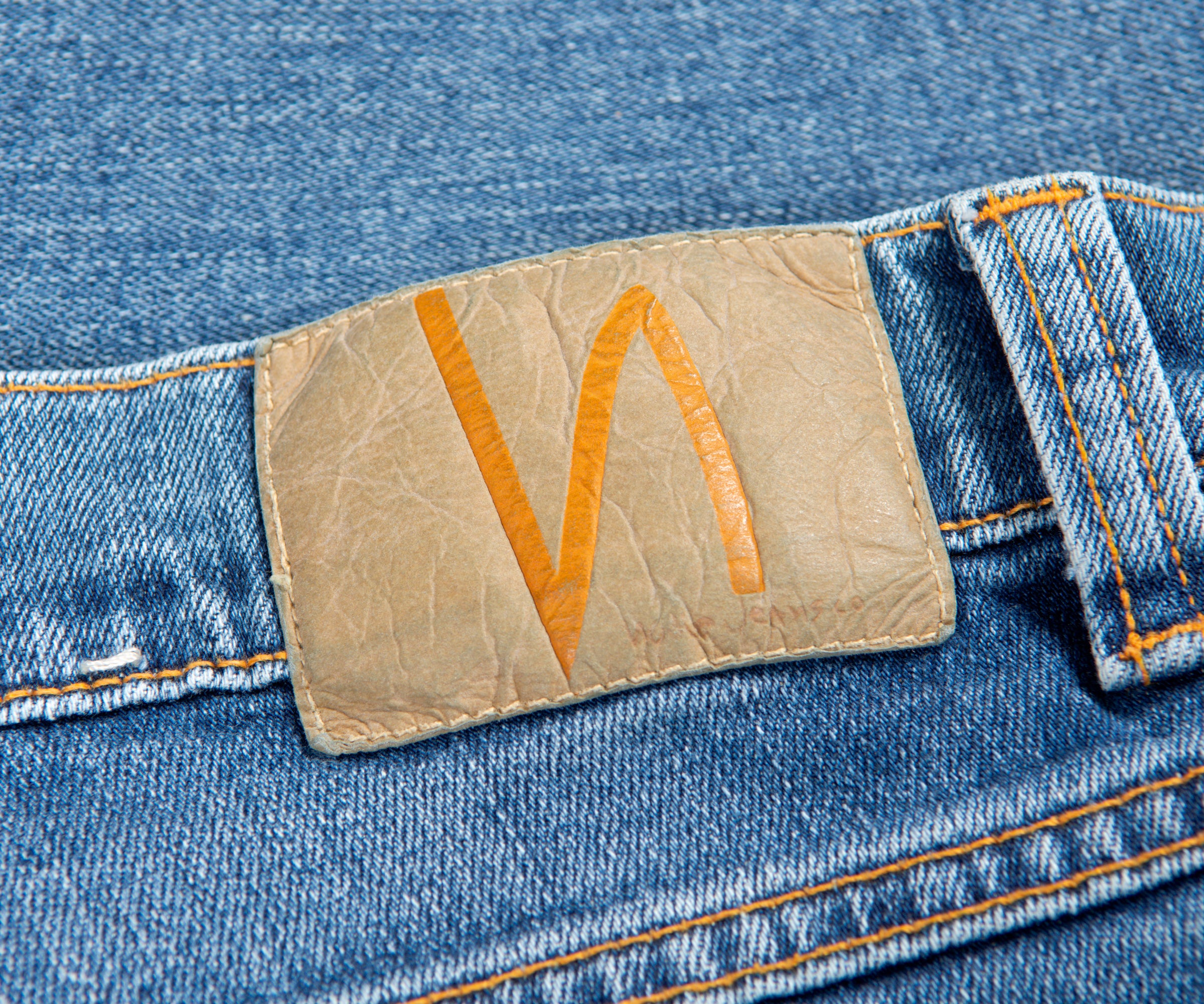 Nudie Lean Dean Lost Orange Jean