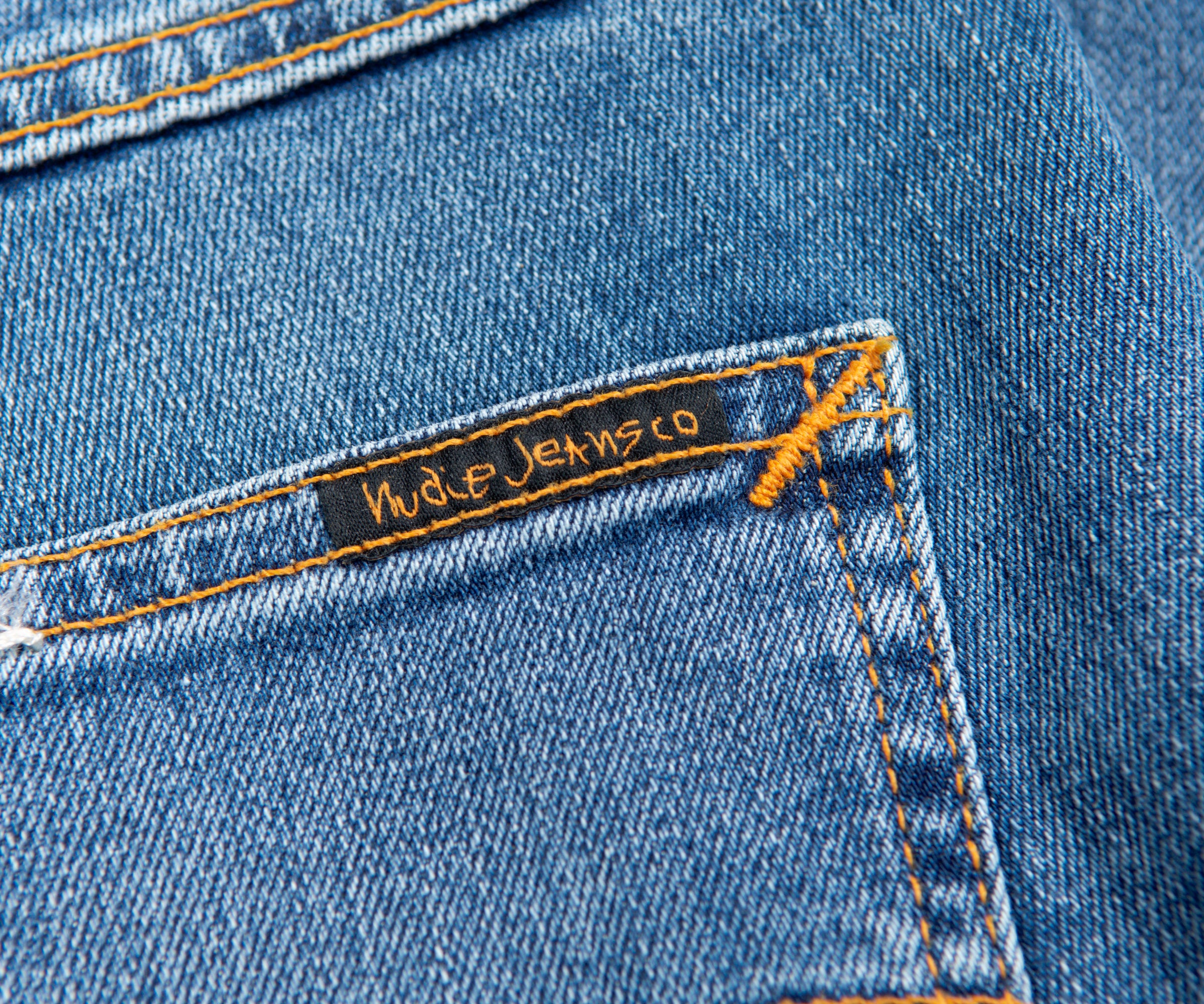 Nudie Lean Dean Lost Orange Jean
