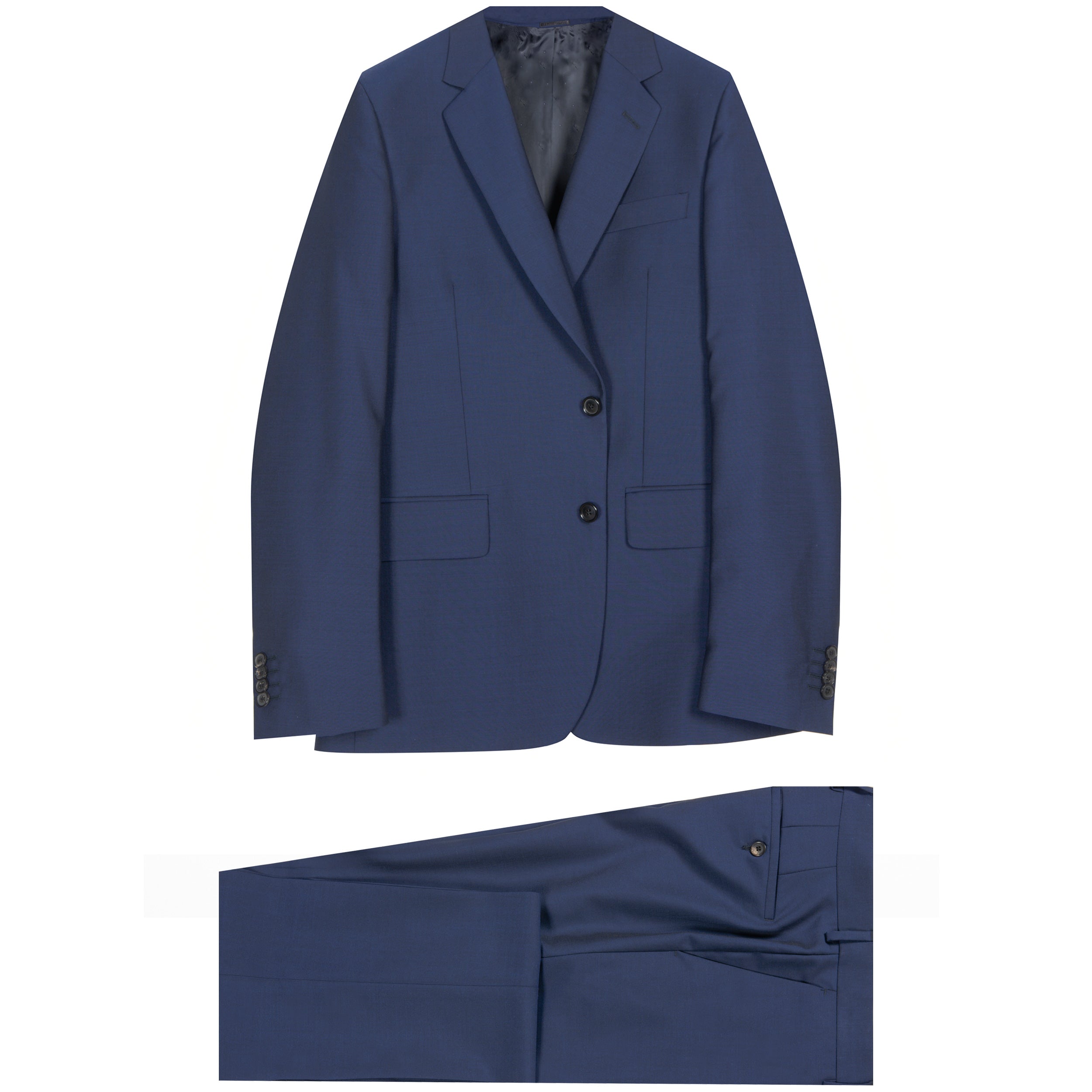Paul Smith Soho Tailored Mohair Suit Blue